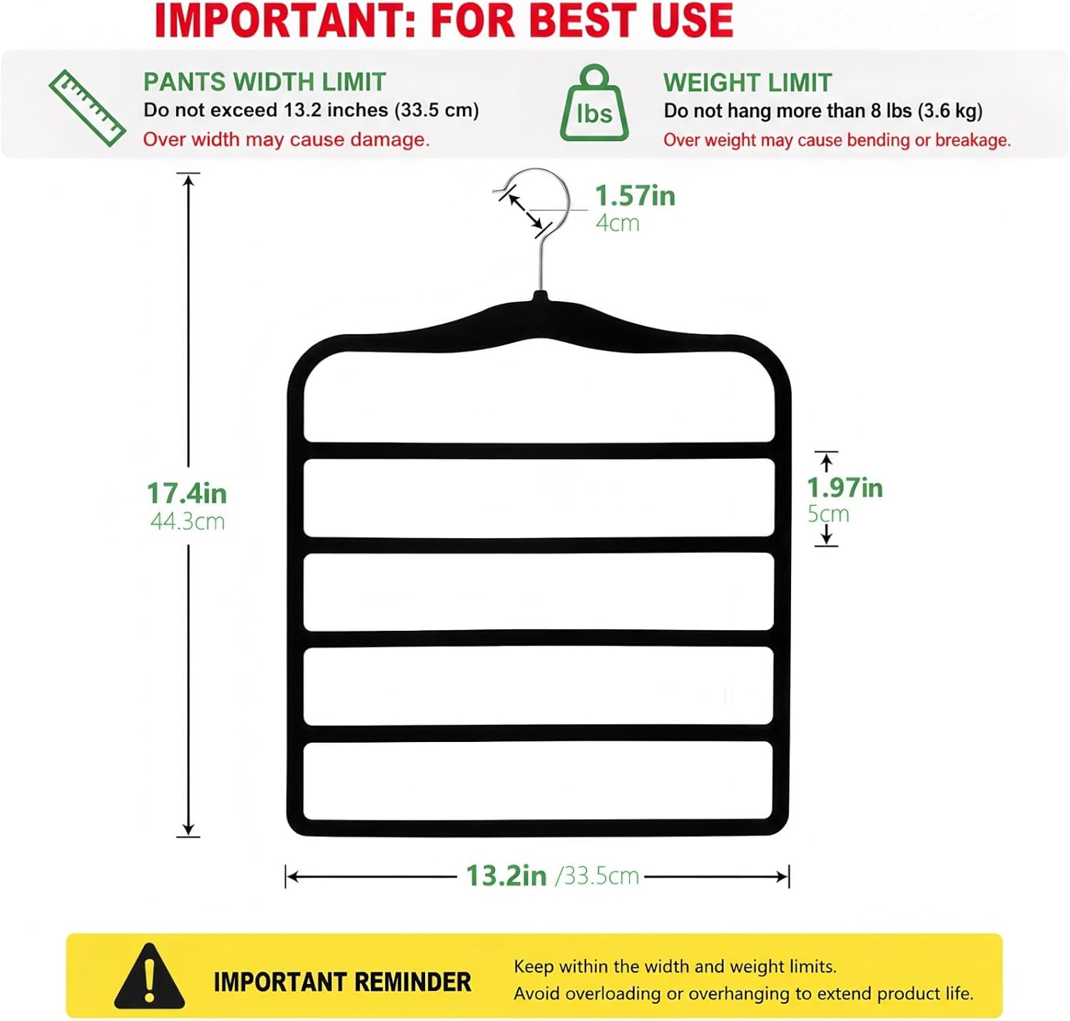 Closet Organizers and Storage.3 Pack Organization and Storage Pants-Hangers-Space-Saving.Velvet Hanger for Dorm Room for College Students Girls Boys Guys Hanging Jean Scarf - Image 4